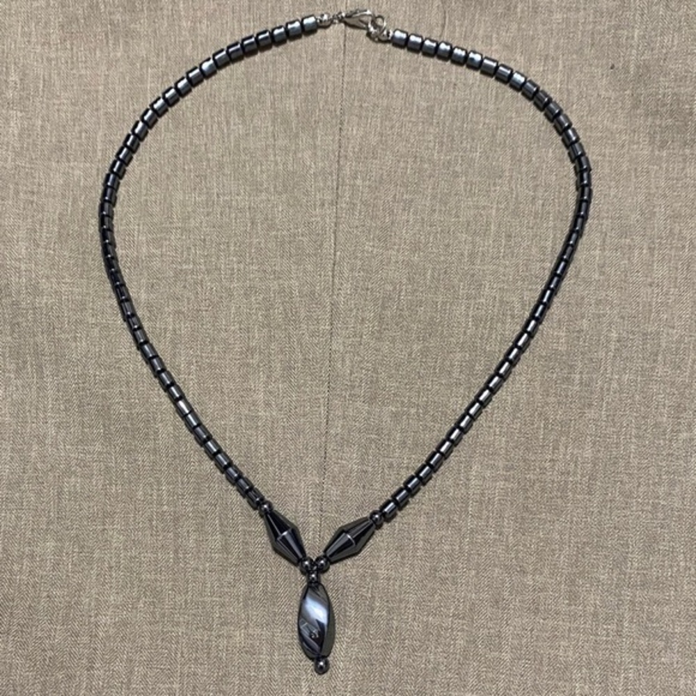 Vintage Hematite Necklace